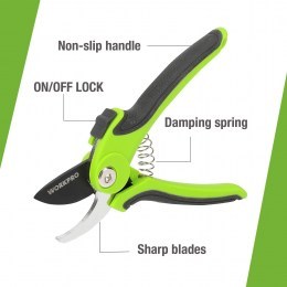 WORKPRO 7.5 Shrub Shears8